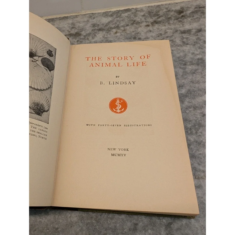 Library Of Valuable‎ Knowledge: Story Of Animal Life Hardcover Book